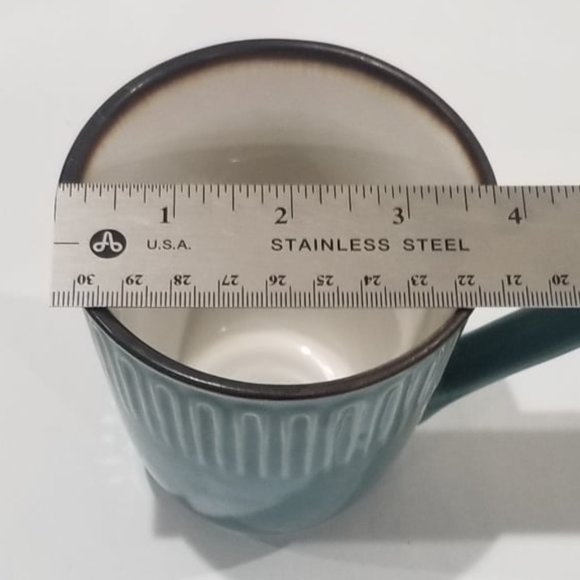 Fisher - Stoneware Mugs - Teal - 2 each - Picture 10 of 11